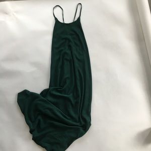 Cleobella Dark Green Maxi, Size Small